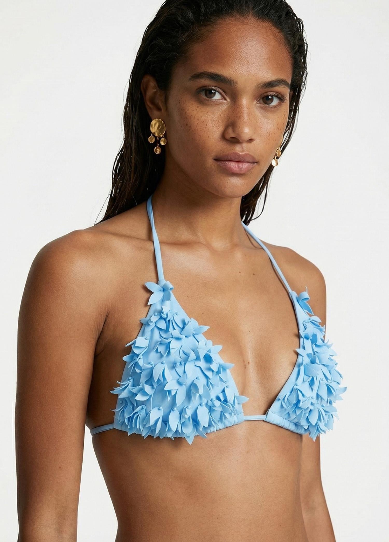 FLORA Bikini Set – Blue