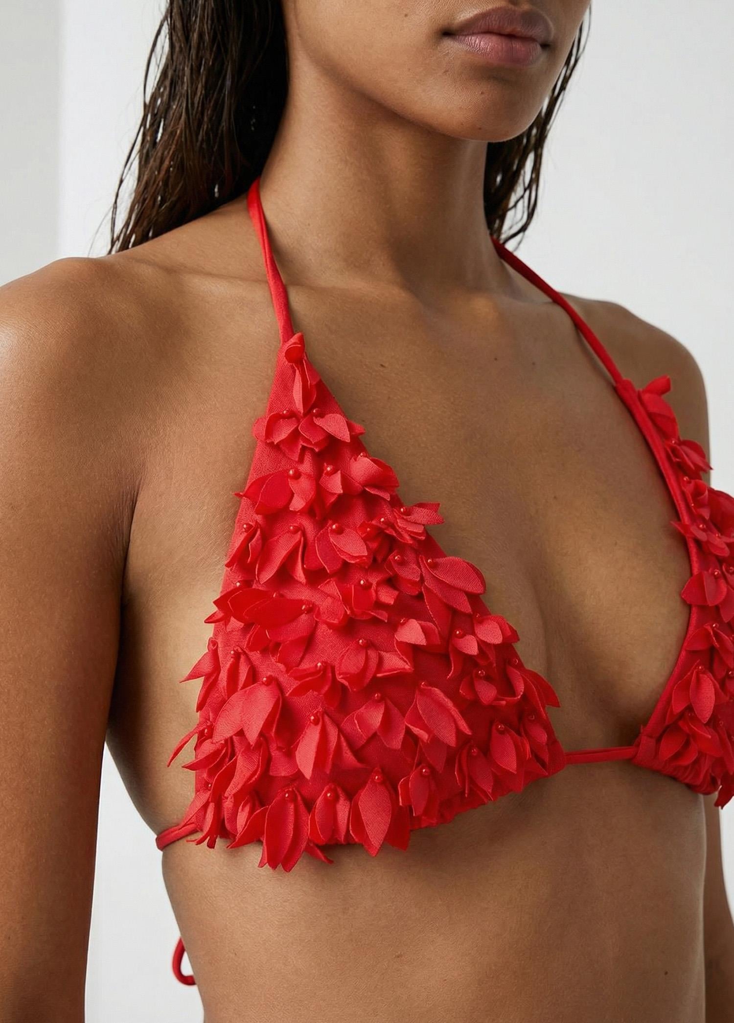 FLORA Bikini Set – Red