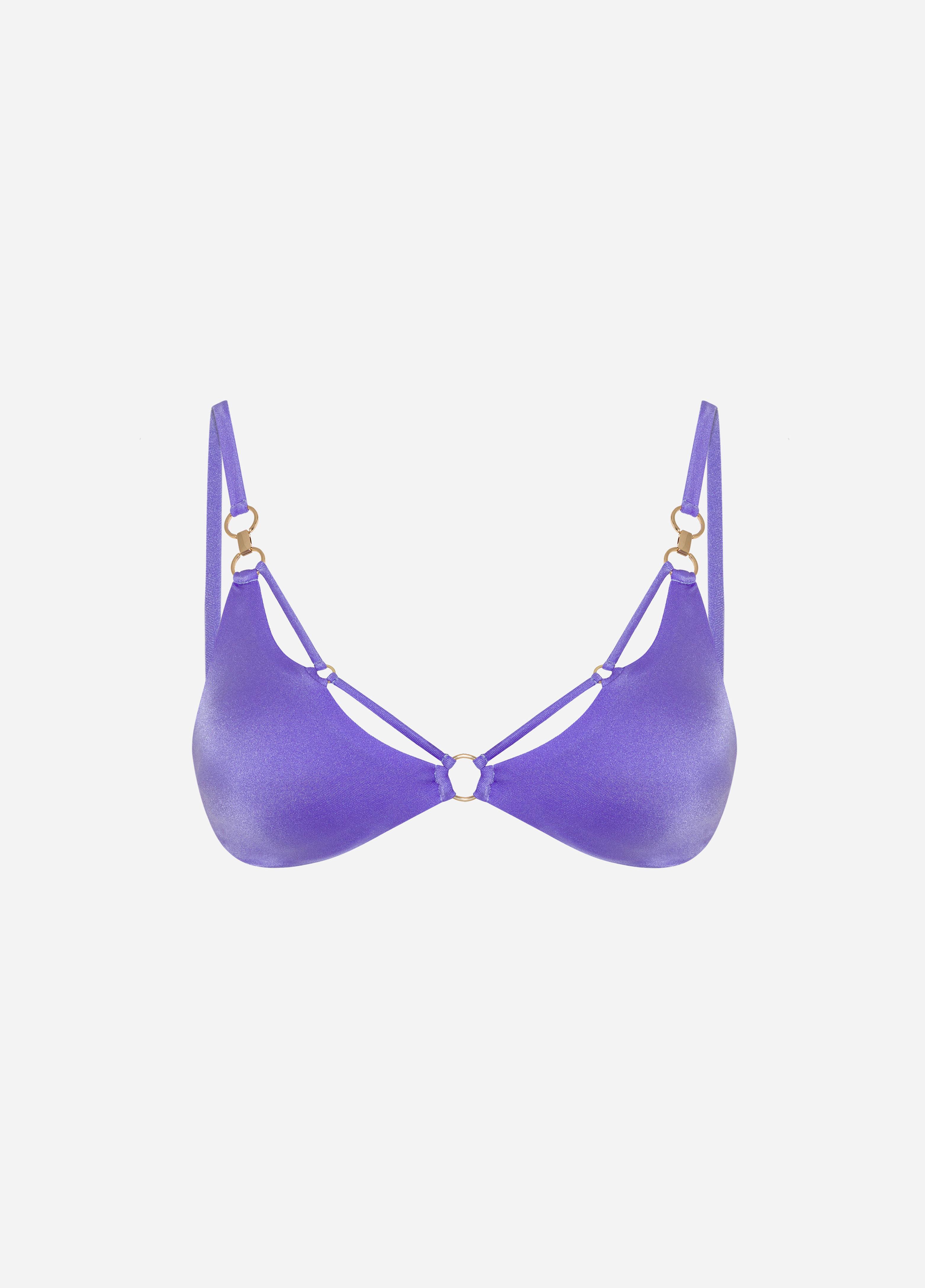 Lilac Siren Halka Detaylı Bikini Üstü