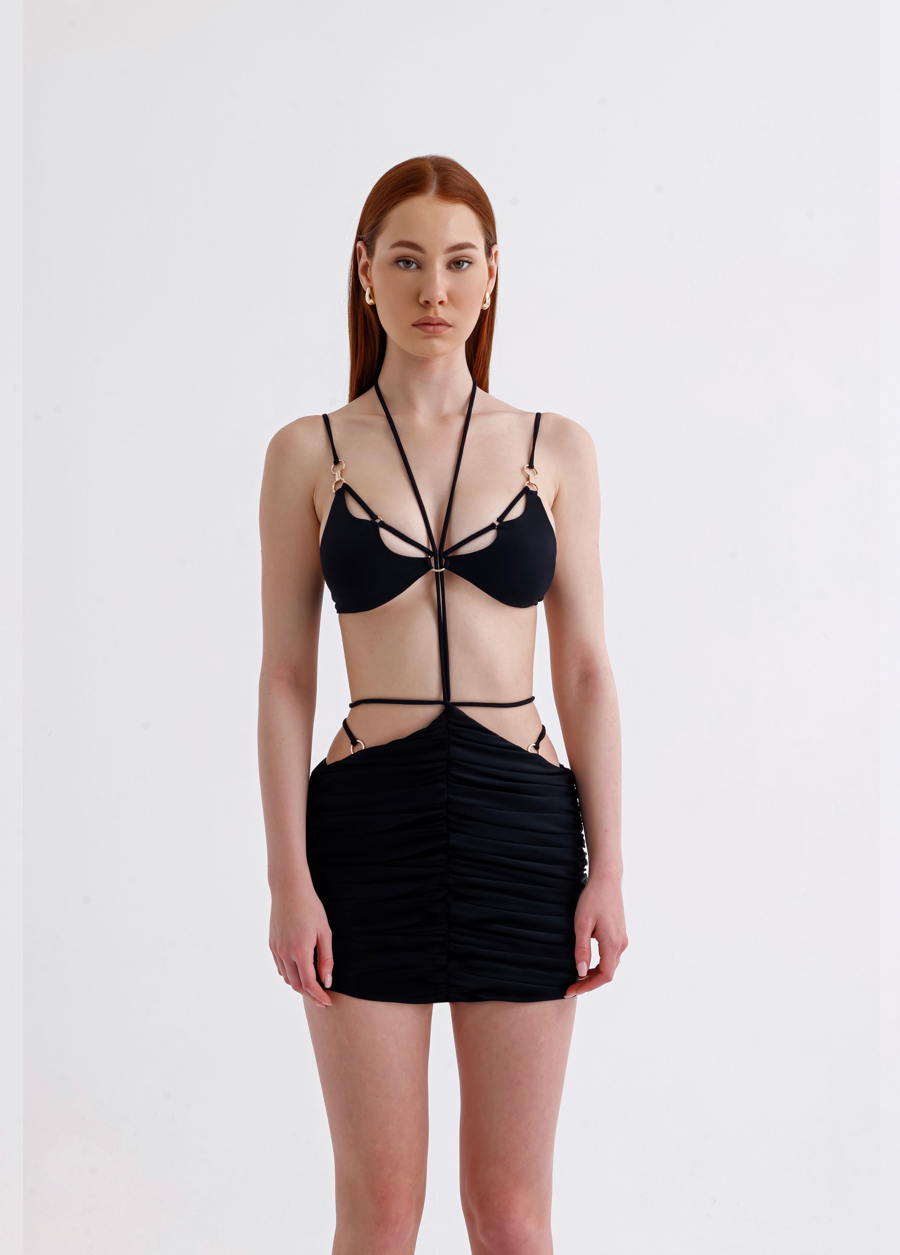 Nero Bikini-Etek Set