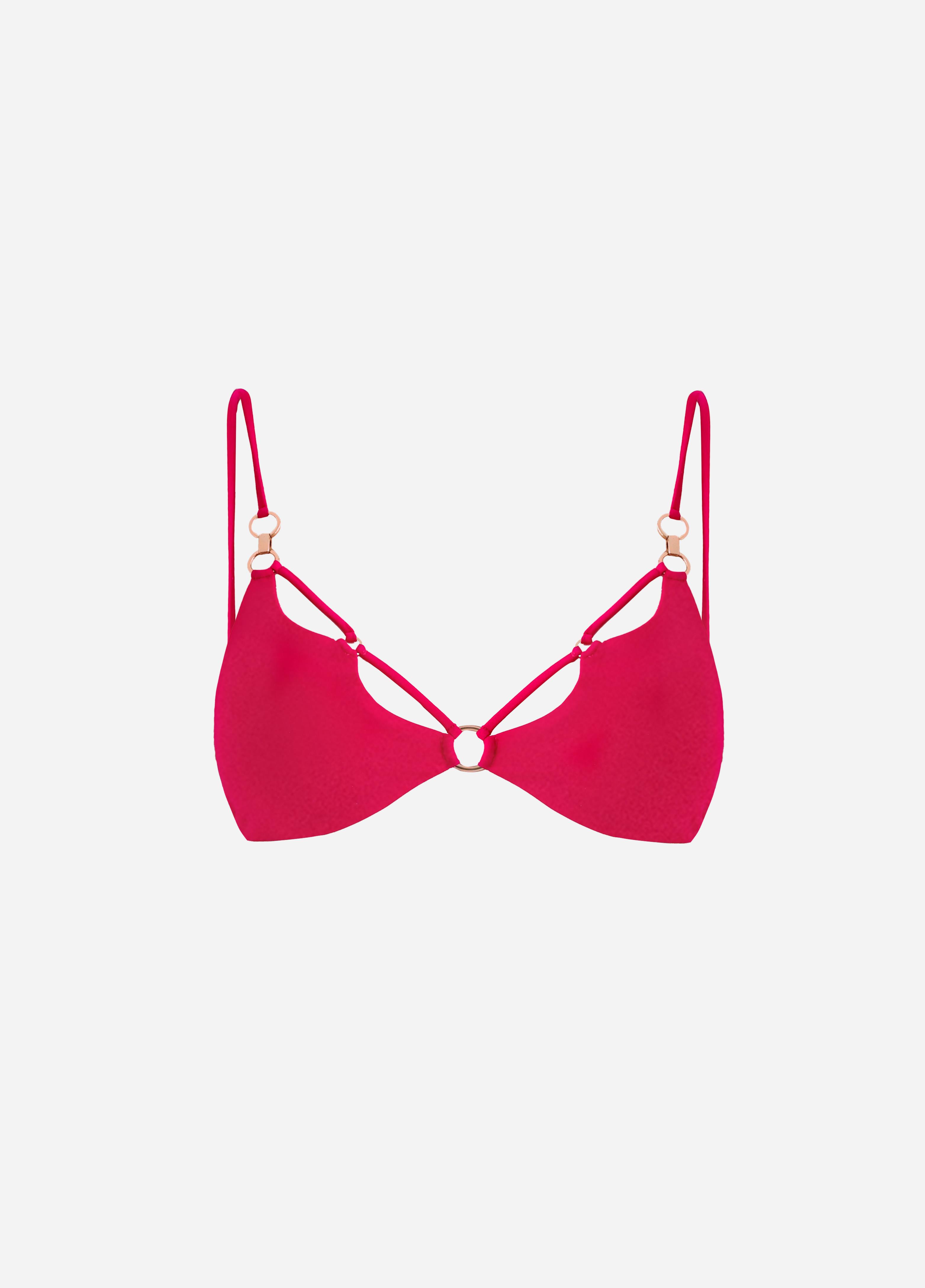 Raspberry Siren Halka Detaylı Bikini Üstü