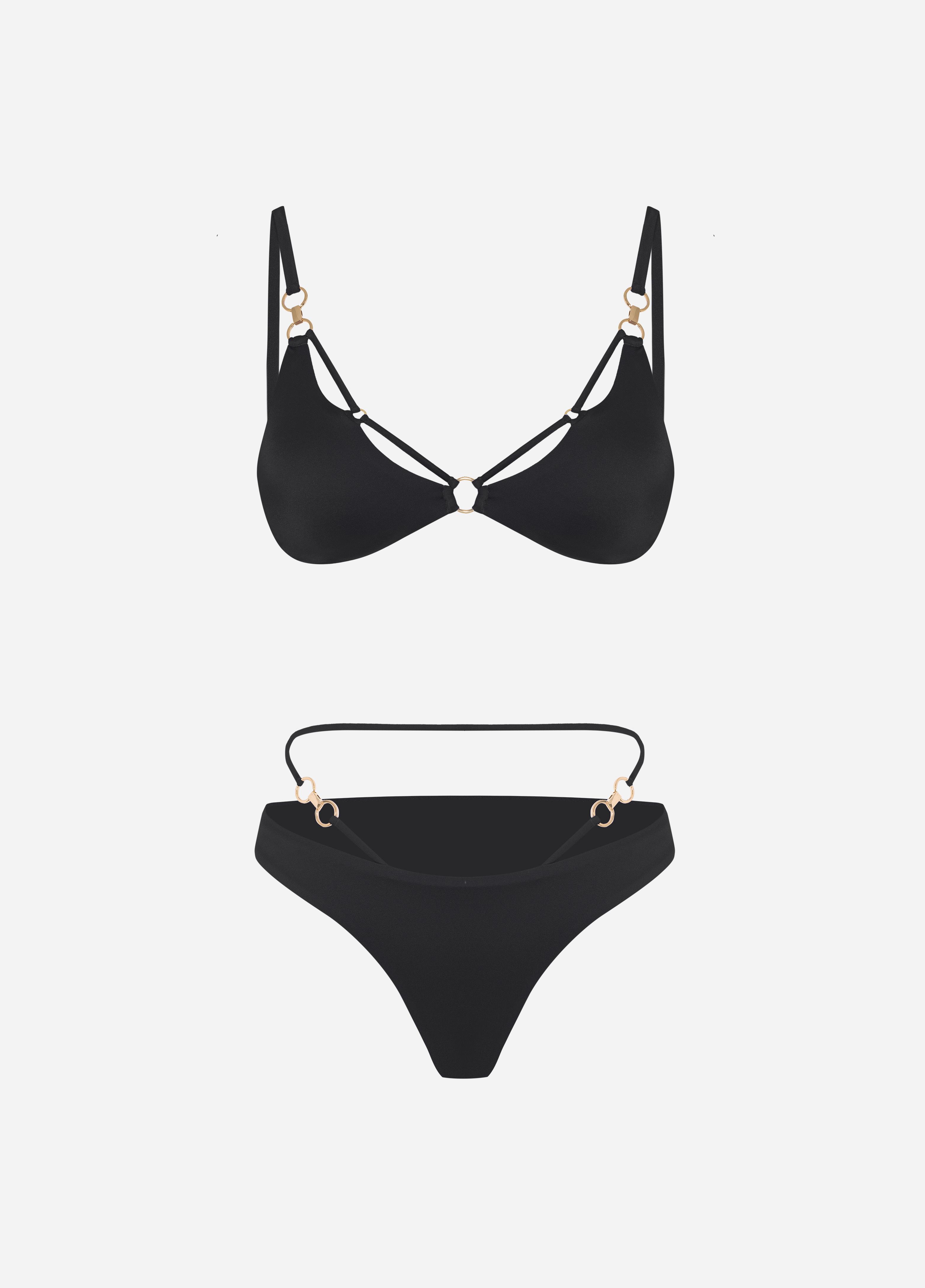 Siren Nero Halka Detaylı Bikini Üstü