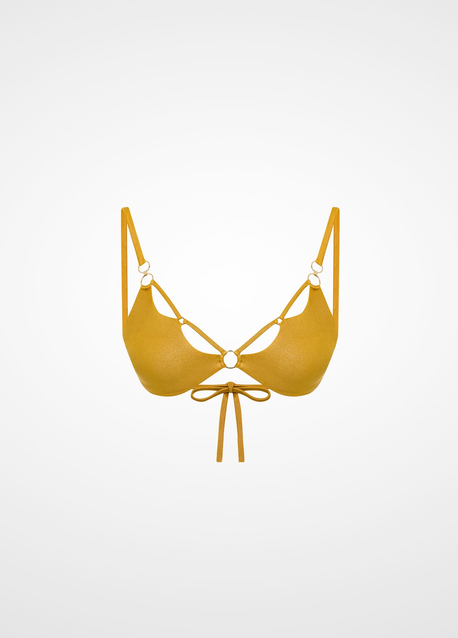 Sunset Siren Honey Gold Bikini Üstü