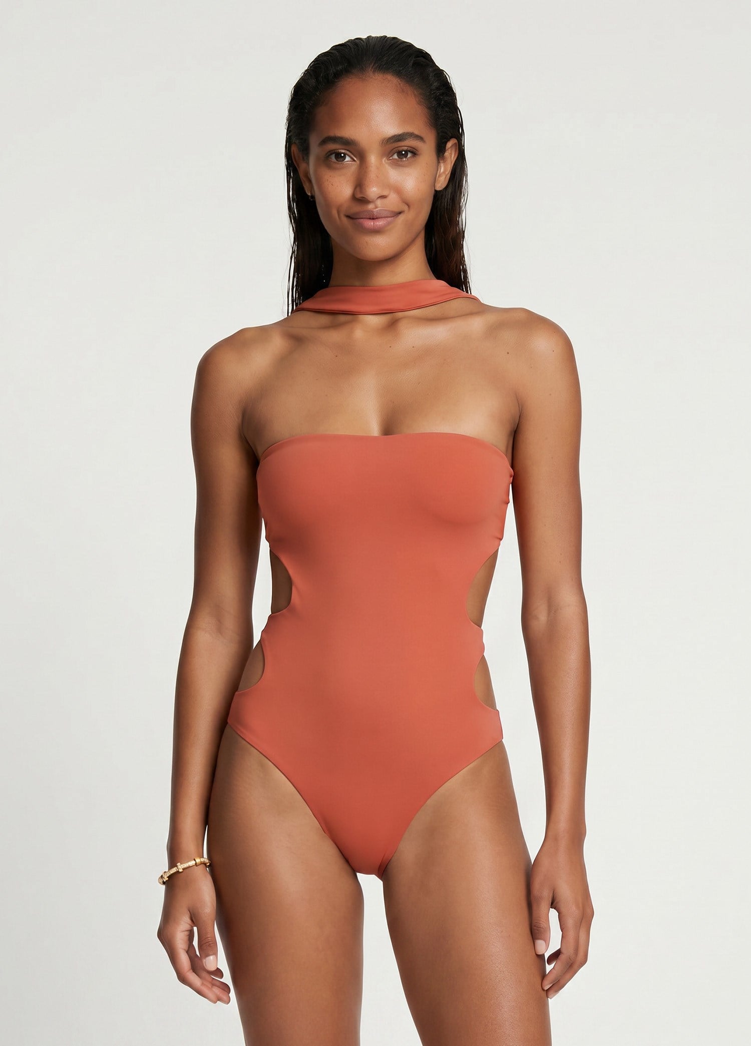 VESPER Cut-out Swimsuit - Mercan