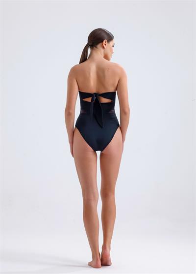 Sculpted Corset One-Piece Black
