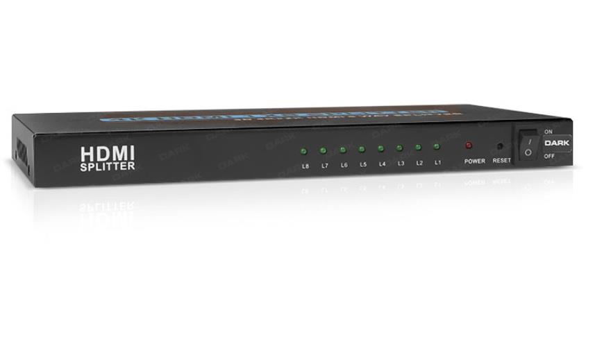 DARK DK-HD-SP8X1 Full HD 8 Çıkışlı HDMI Splitter (Çoklayıcı)