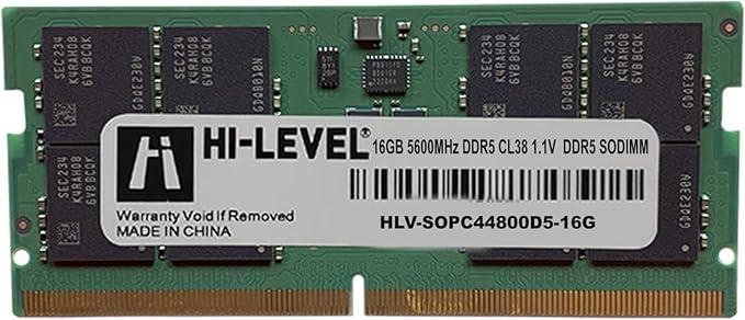 HI-LEVEL HLV-SOPC44800D5-16G 16GB (Tek Parça) DDR5 5600MHz Notebook Bellek