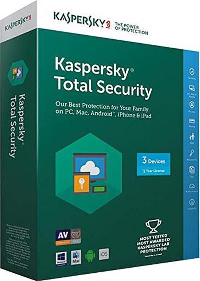KASPERSKY Total Security 3 Kullanıcı 1 Yıl TR