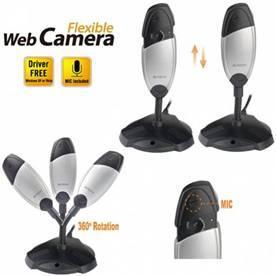 A4 TECH PK-635G 480P Mikrofonlu Anti-Glare Webcam