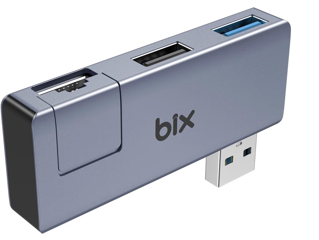 BİX BX22HB USB to USB 3.2 USB 2.0 RJ45 Dönüştürücü Adaptör