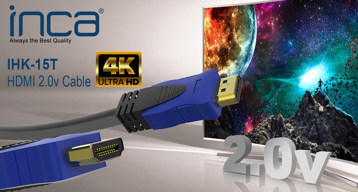 INCA IHK-15T 15 Mt 2.0V 4K& 2K & FULL HD HDMI Kablo
