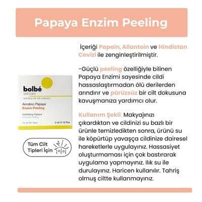 Arındırıcı Papaya Enzim Peeling 2 ML - 15 Pcs