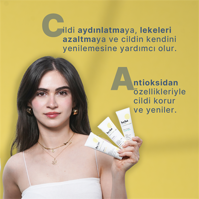 Aydınlatıcı, Cilt Tonu Eşitleyici Leke ve Kırışıklık Karşıtı %2 C Vitamini Krem Maske - 50 ml