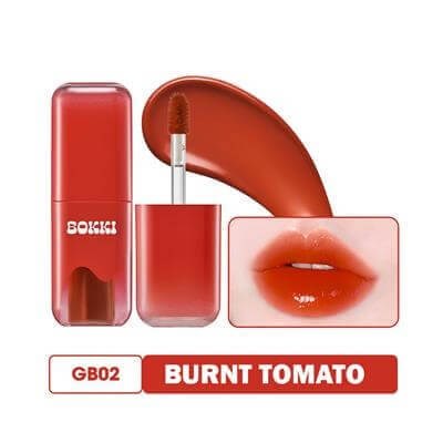 Işıltılı Nemlendirici Yarı Kalıcı Dudak Parlatıcısı Glow Bokki Tint GB02 Burnt Tomato 4.85 gr