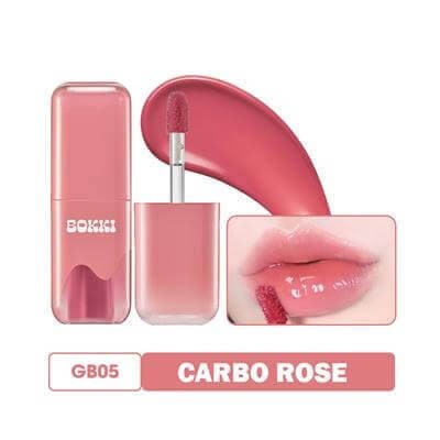 Işıltılı Nemlendirici Yarı Kalıcı Dudak Parlatıcısı Glow Bokki Tint GB05 Carbo Rose 4.85 gr