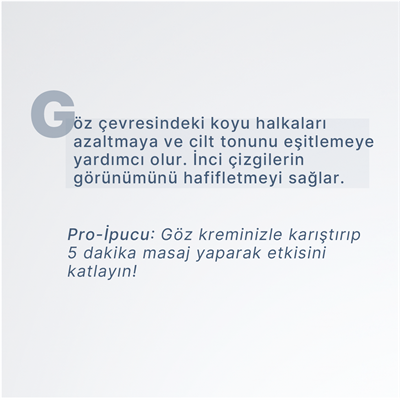 Göz Altı Torbalanma ve Koyu Halka Karşıtı, Kafein İçeren Göz Çevresi Serumu - 30 ml