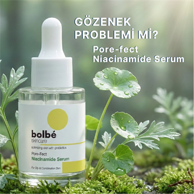 Gözenek Sıkılaştırıcı, Aydınlatıcı,Yatıştırıcı Bariyer Güçlendirici Niacinamide Serum - 30 ml