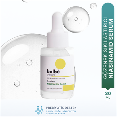 Gözenek Sıkılaştırıcı, Aydınlatıcı,Yatıştırıcı Bariyer Güçlendirici Niacinamide Serum - 30 ml