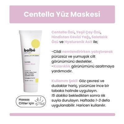 Hassas Ciltler İçin Kızarıklık Önleyici, Yatıştırıcı, Bariyer Destekleyici,Nem Maskesi - 50 ml