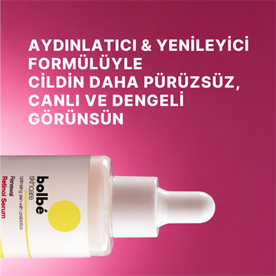 Kırışıklık Karşıtı, Sıkılaştırıcı ve Yenileyici Retinol (A Vitamini) Gece Serumu - 30 ml