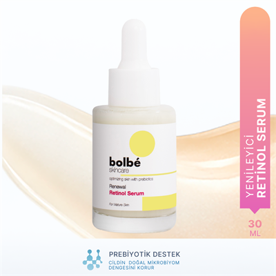 Kırışıklık Karşıtı, Sıkılaştırıcı ve Yenileyici Retinol (A Vitamini) Gece Serumu - 30 ml
