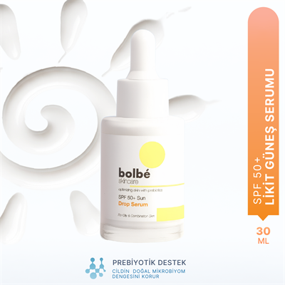 SPF 50+ Yüksek Korumalı Leke Karşıtı ve Günlük Güneş Serumu (Invisible Sun Fluid) Sun Drop - 30 ml