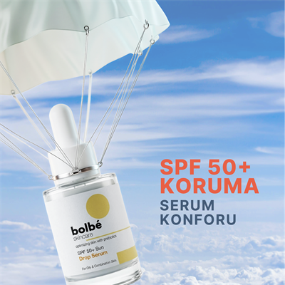 SPF 50+ Yüksek Korumalı Leke Karşıtı ve Günlük Güneş Serumu (Invisible Sun Fluid) Sun Drop - 30 ml