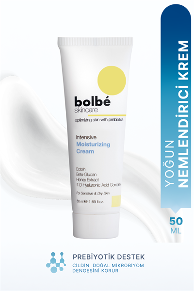 Yoğun Nemlendirici, Onarıcı ve Besleyici, Prebiyotikli Yüz Kremi (Hyaluronik Asit) - 50 ml