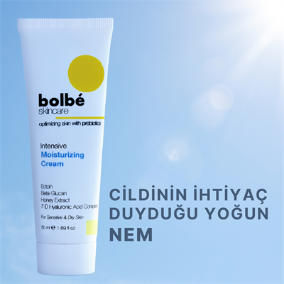 Yoğun Nemlendirici, Onarıcı ve Besleyici, Prebiyotikli Yüz Kremi (Hyaluronik Asit) - 50 ml