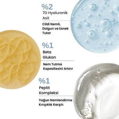 Yoğun Nemlendirici, Onarıcı ve Besleyici, Prebiyotikli Yüz Kremi (Hyaluronik Asit) - 50 ml