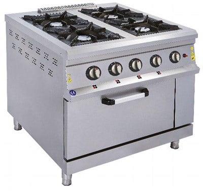 Görkem 4 Lü Kuzine Gazlı ve Lpg Li 100x100x85 Cm