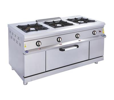 Görkem 3 Lü Kuzine Gazlı ve Lpg Li 150x72x85 Cm