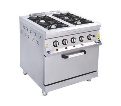 Görkem 4 Lü Kuzine 4 Ocak 1 Fırın Gazlı LPG Li 80X80X85 cm
