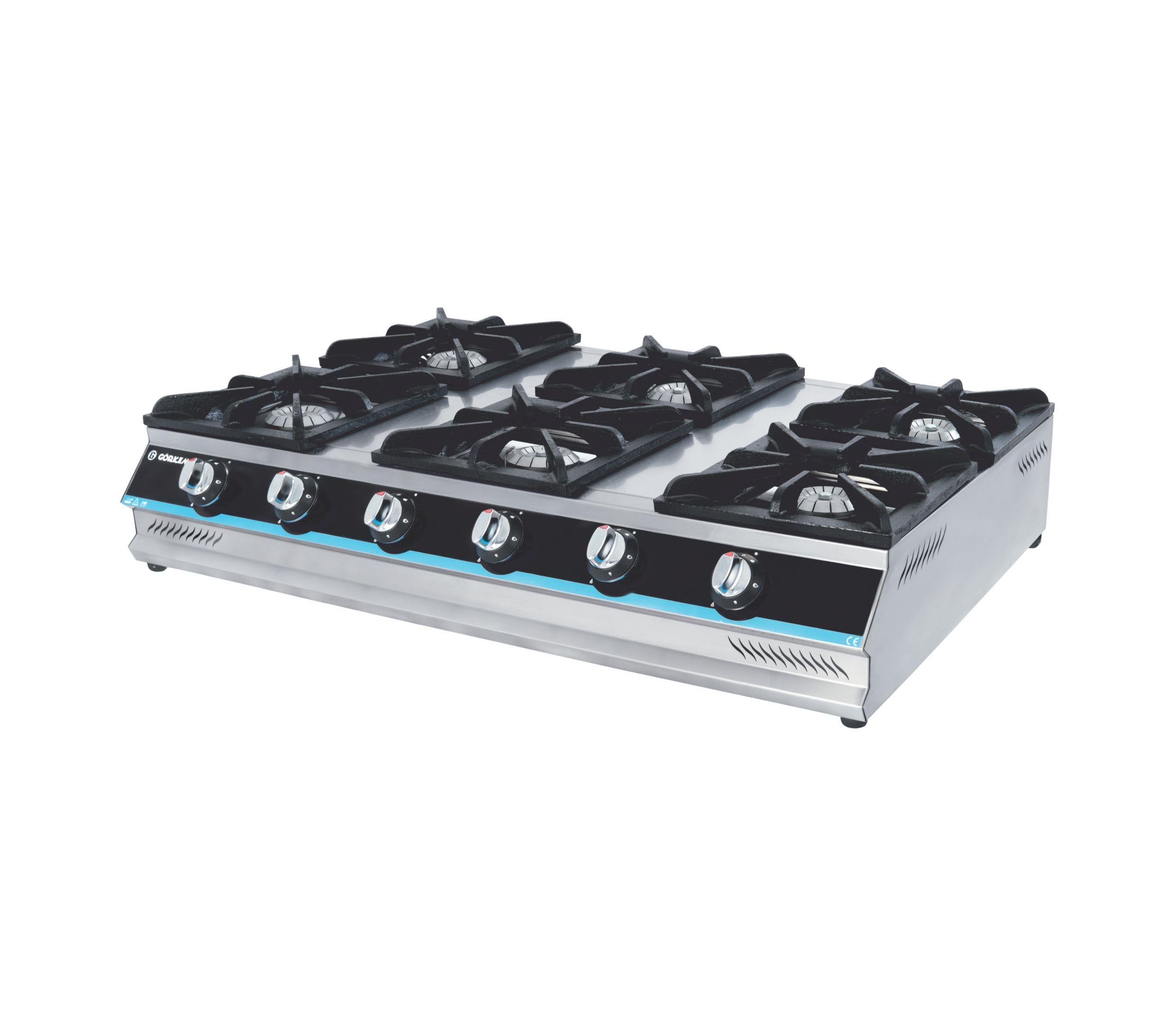 Görkem 6 Lı Ekonomik Set Üstü Ocak Gazlı ve Lpgli 90x64x20 Cm