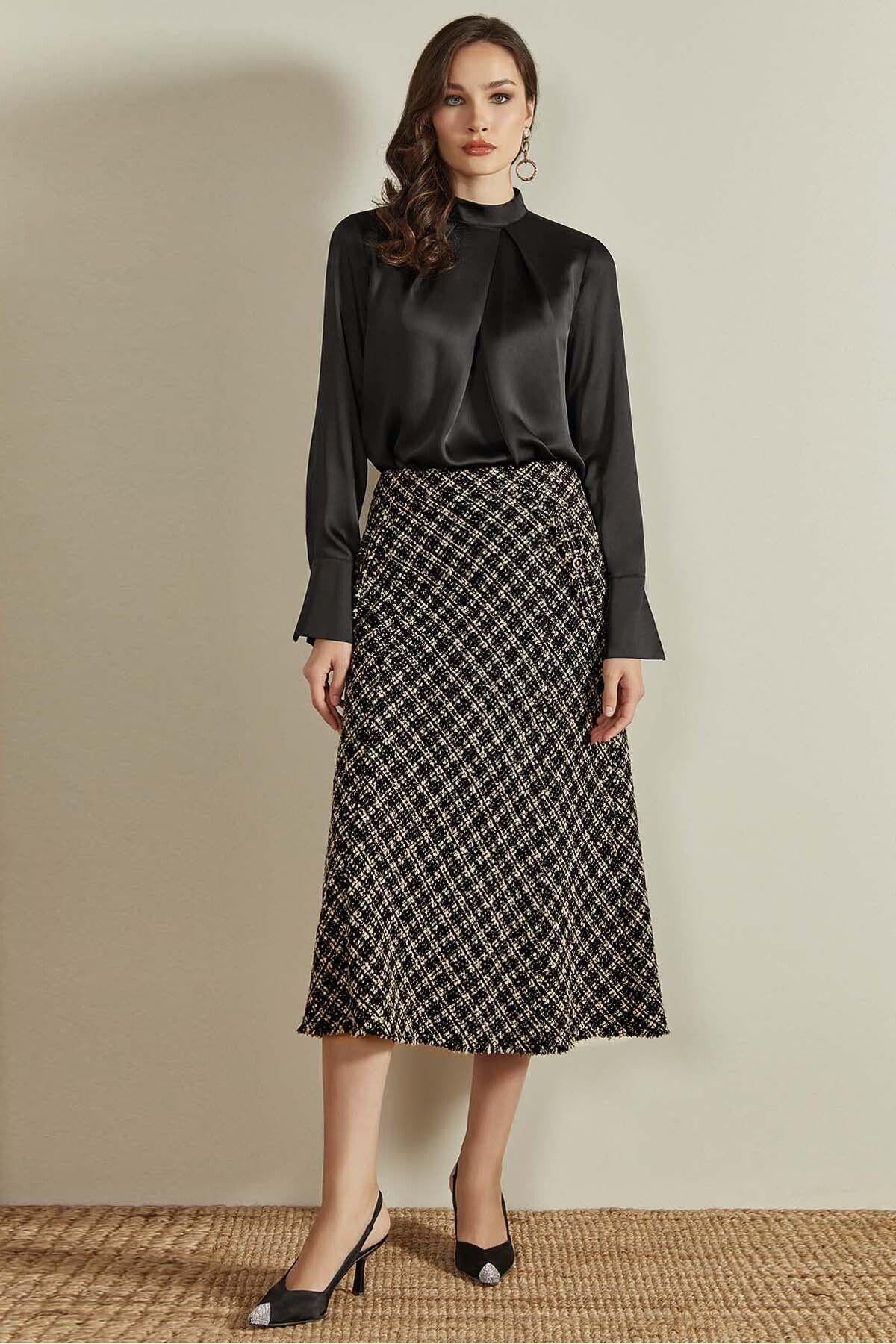 Flared Multi-Color Skirt
