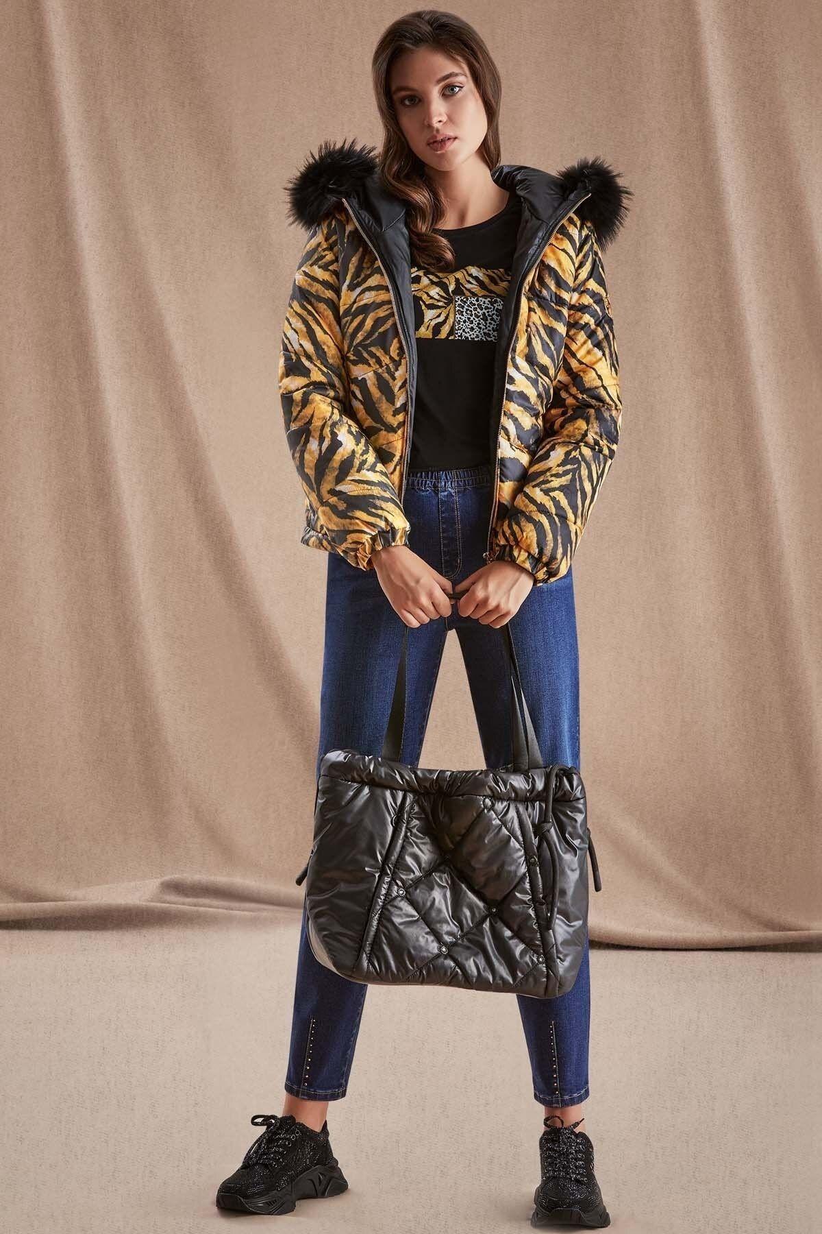 Furred Black Coat/Jacket