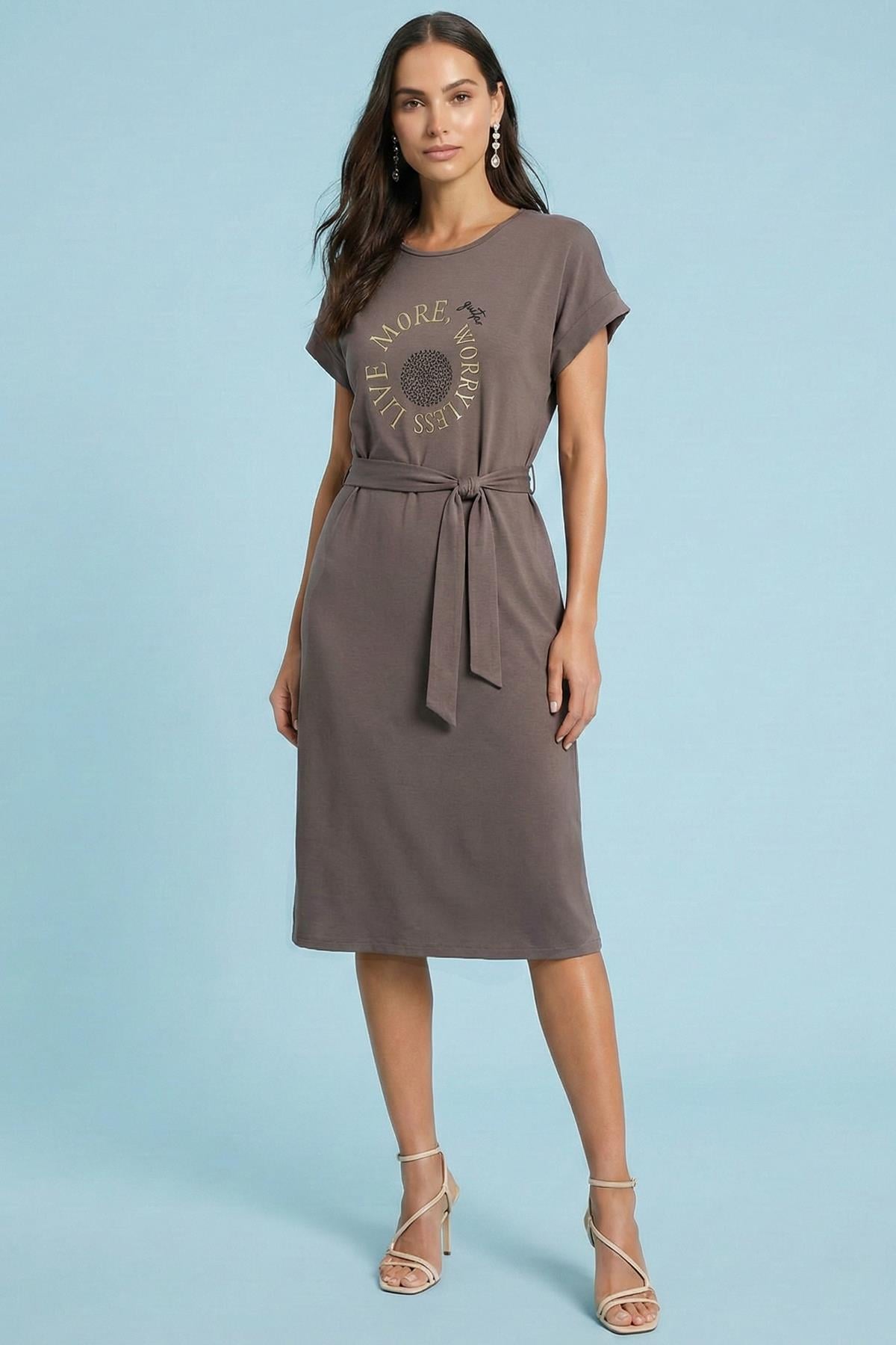 Midi Mink Knit Dress