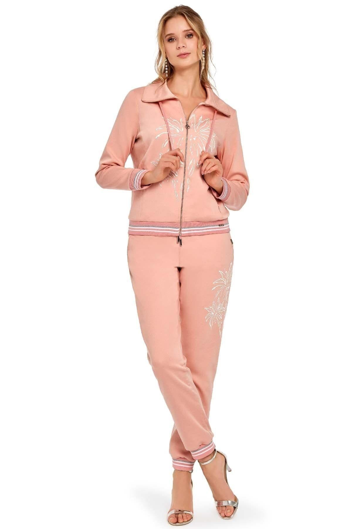 Long Sleeve Powder Cotton Sweatshirt Top