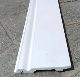 Ledsiz Süpürgelik Beyaz Boyanabilir LMPS006