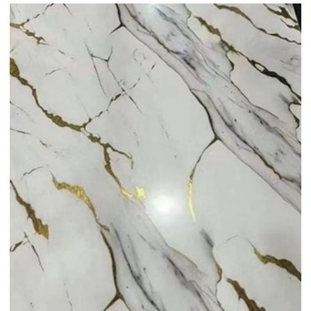 Lüks PVC Mermer Beyaz Gri Gold Damarlı LMUV029