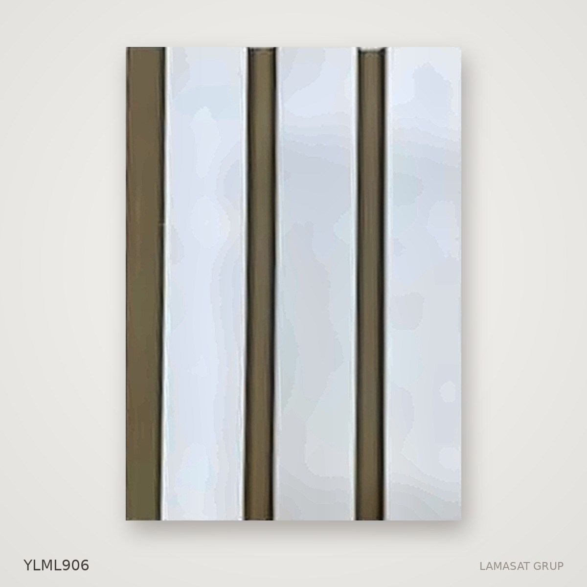Eko Duvar Lambri Beyaz Bronz YLML906