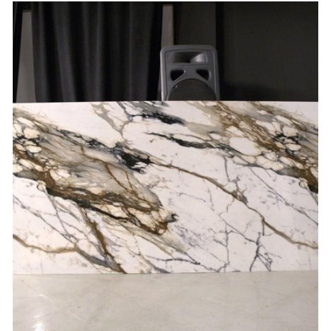 Standart PVC Mermer Beyaz Kahve Siyah Damarlı LMUVTZ