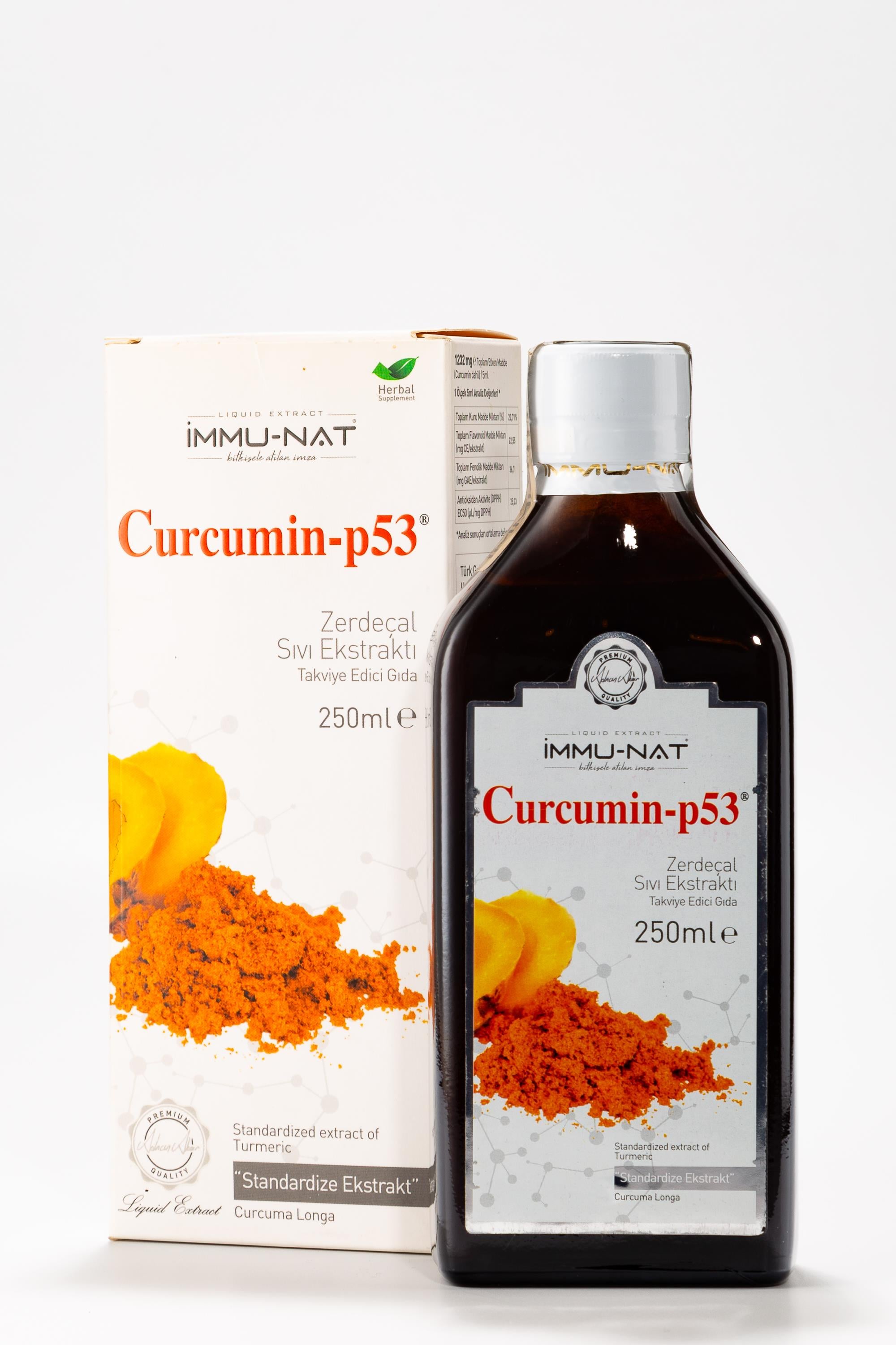 İMMUNAT CURCUMIN P 53 EKSTRAT 250 ML.