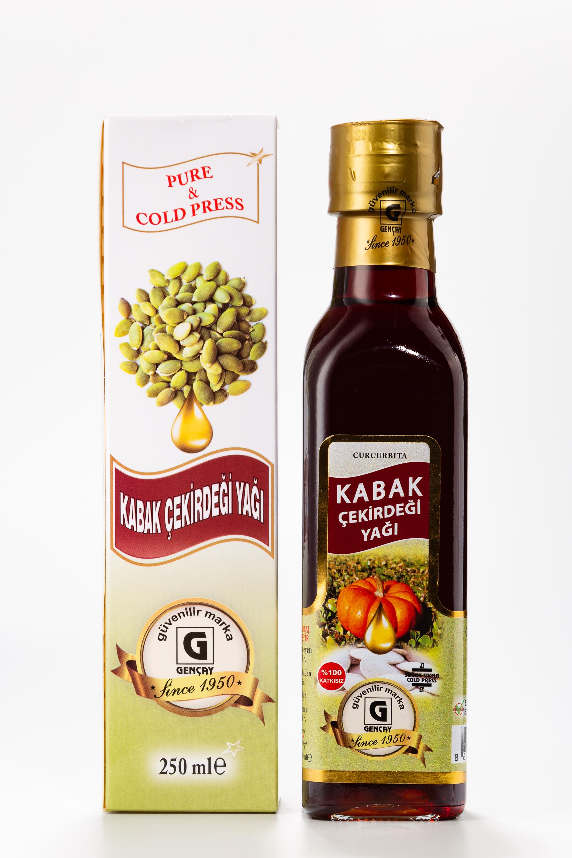 KABAK ÇEKİRDEĞİ YAĞI 250 CC. GENÇAY