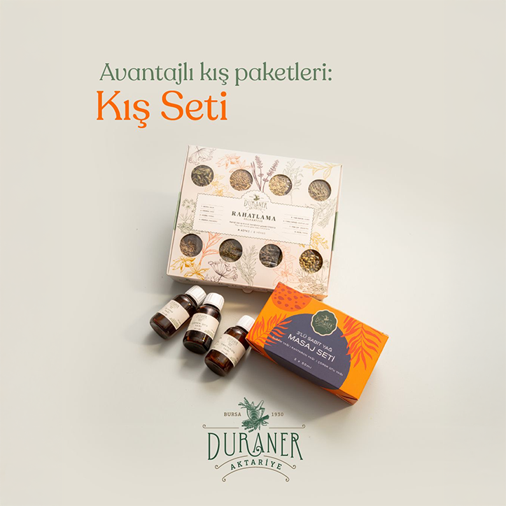 Kış Seti ( Relax Çay Paketi + 3 'Lü Masaj Yağ Seti )
