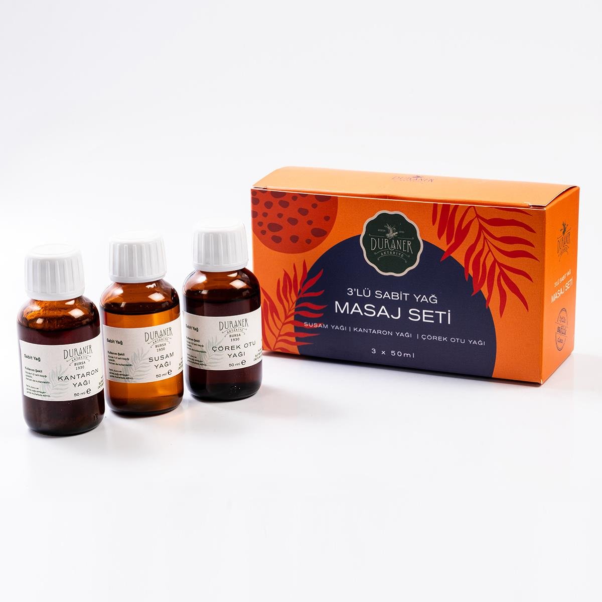 Duraner Masaj Yağ Seti 3 Lü