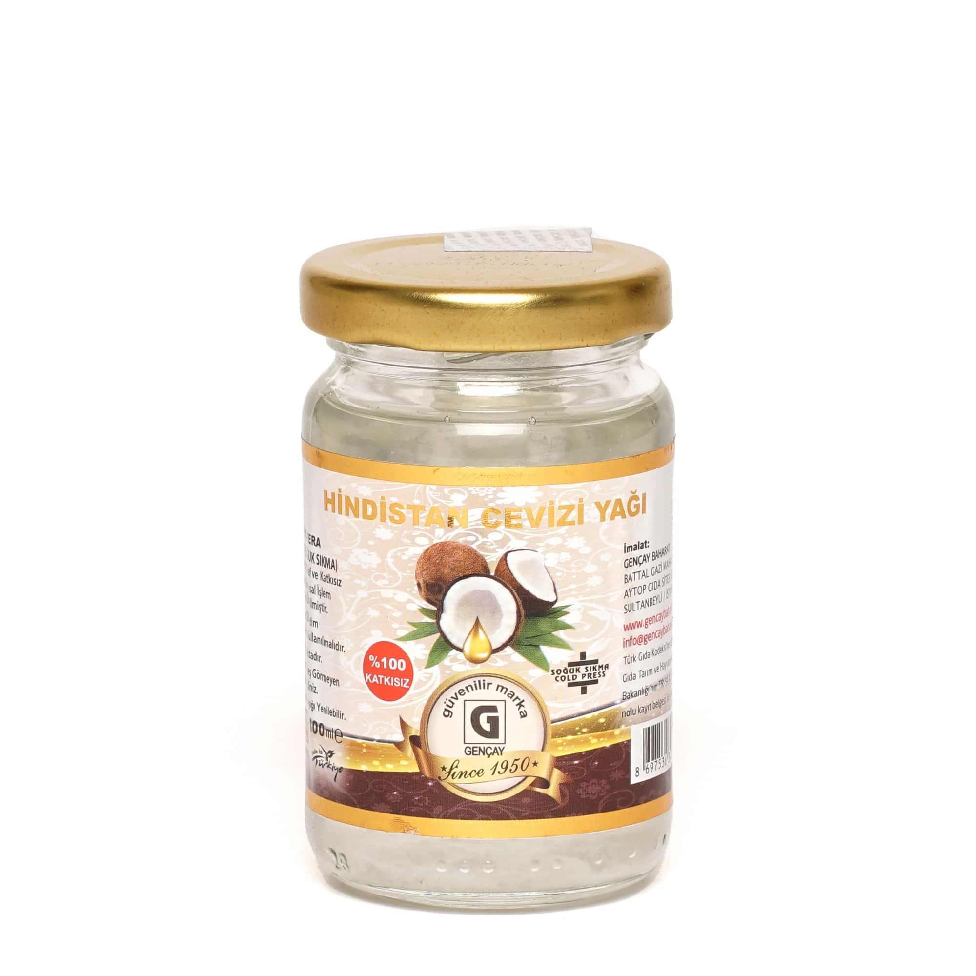 Hindistan Cevizi Yağı 100 Ml.Gençay