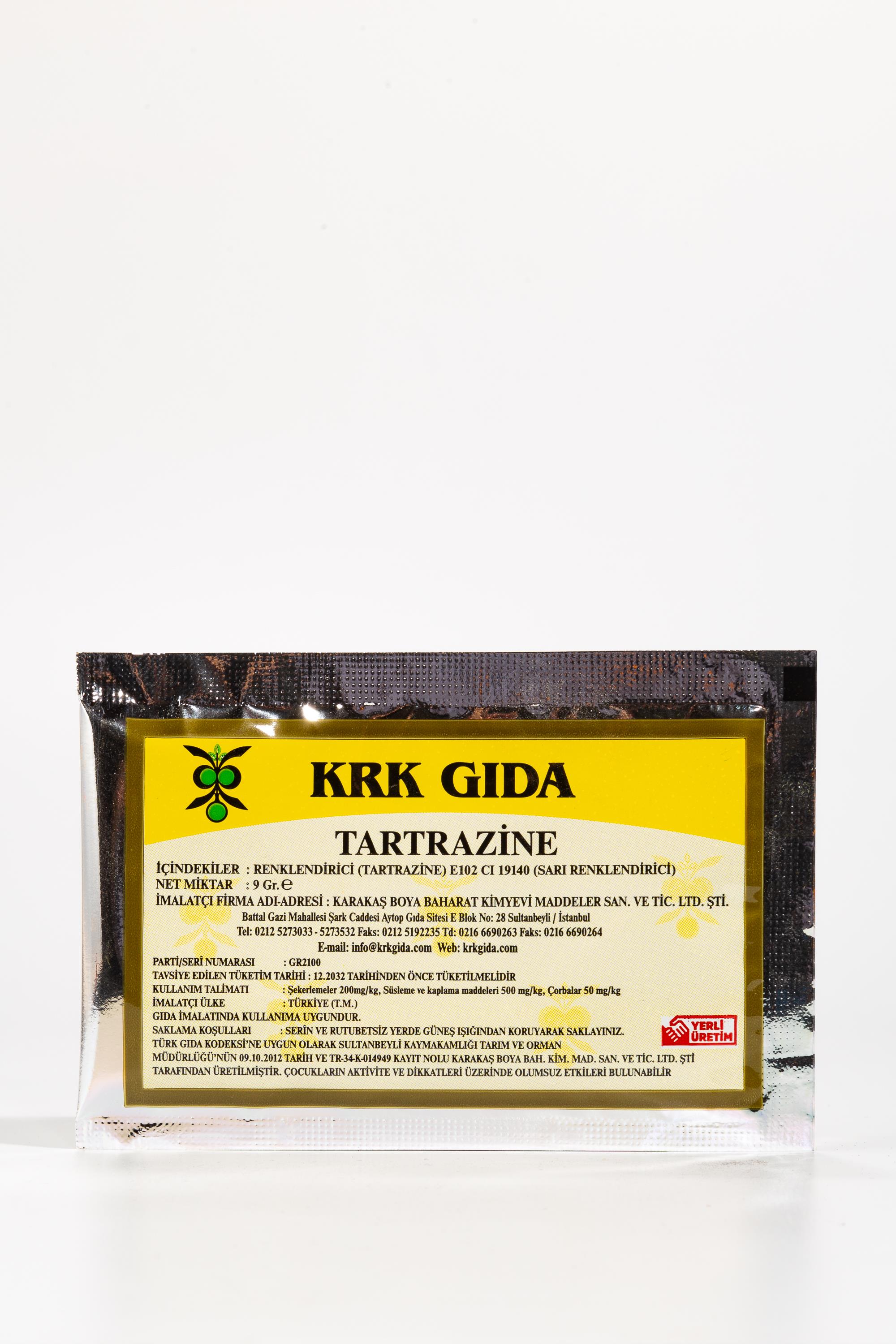 KRK GIDA BOYASI 9 GR. SARI