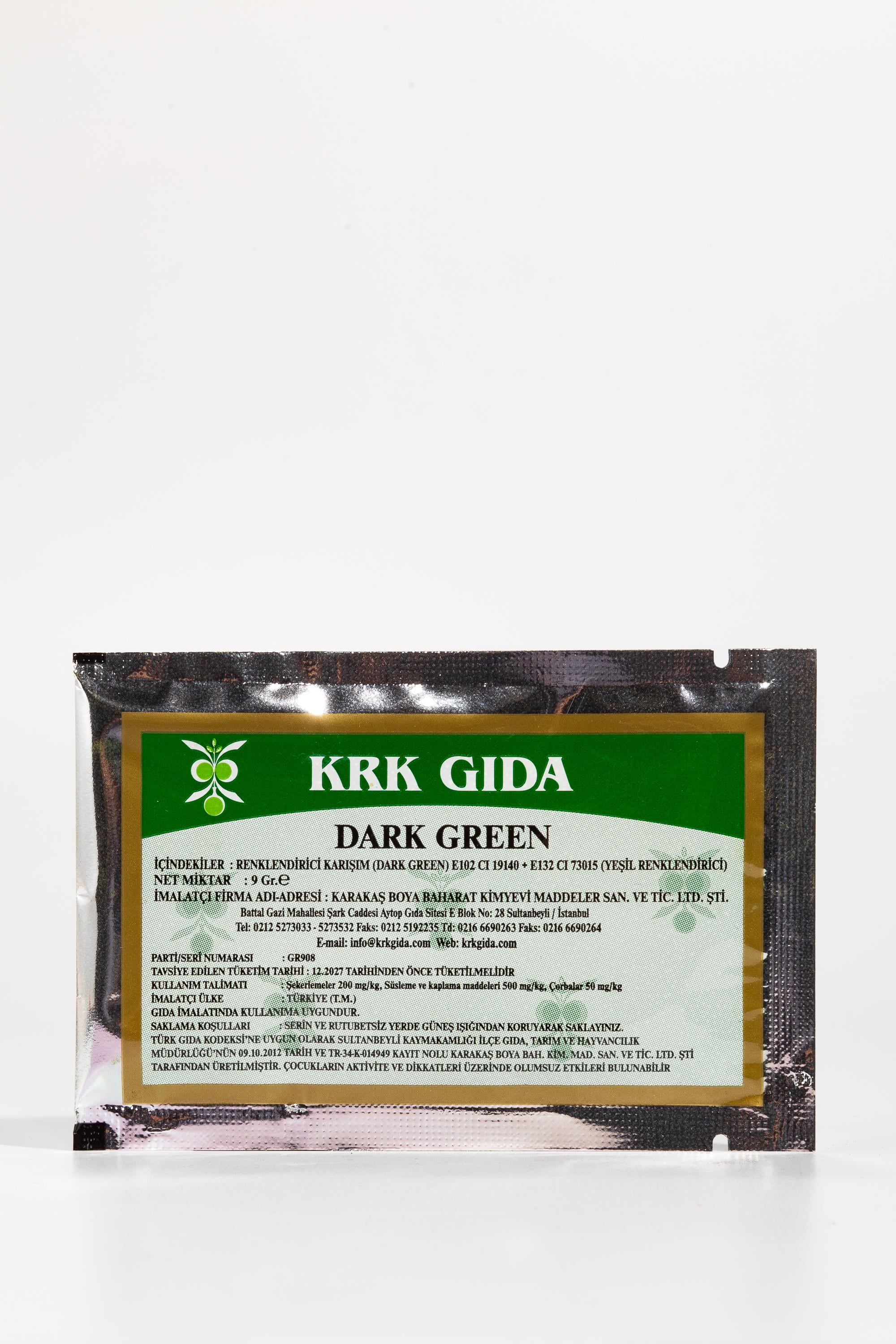 KRK GIDA BOYASI 9 GR. YEŞİL