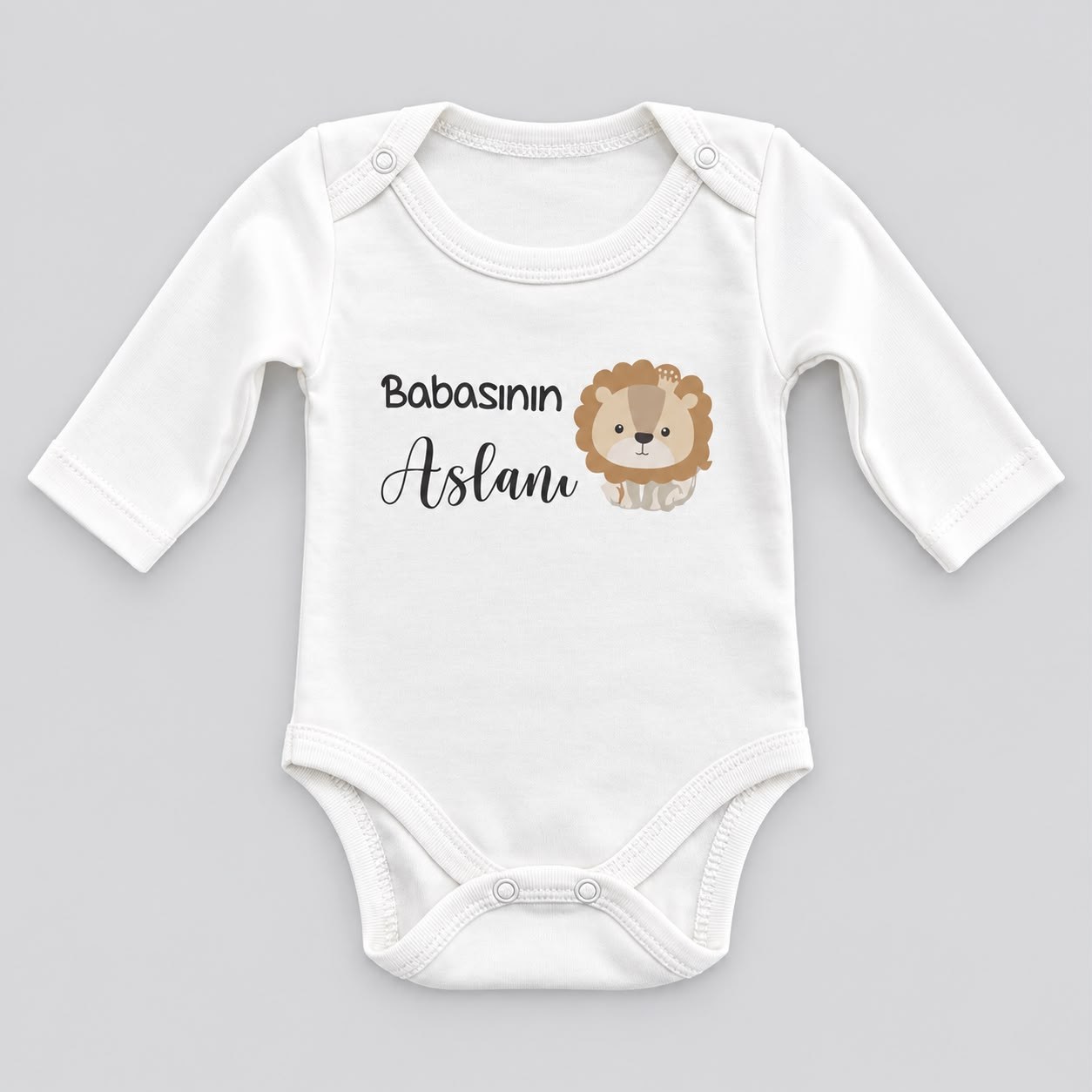 Babasının Aslanı Baskılı Zıbın